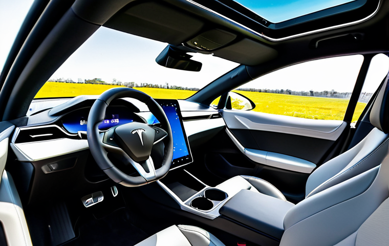 테슬라 모델 Y의 가족용 SUV 적합성 - Model Y - Supercharger Stop**

A Tesla Model Y parked at a Tesla Supercharger station. A family is t...